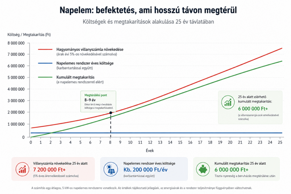 megtérülési grafikon